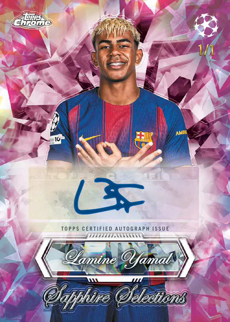 Topps Chrome® Sapphire UEFA Club Competitions 2025/26