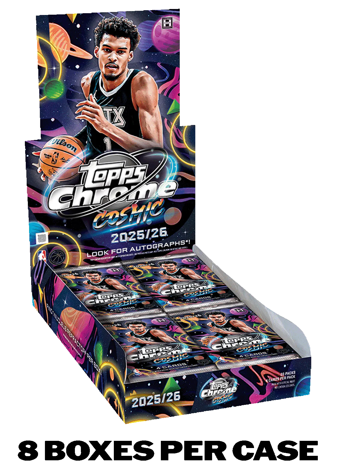 Hero image for 2025-26 Topps Cosmic Chrome® Basketball - Hobby Box - Sealed Case