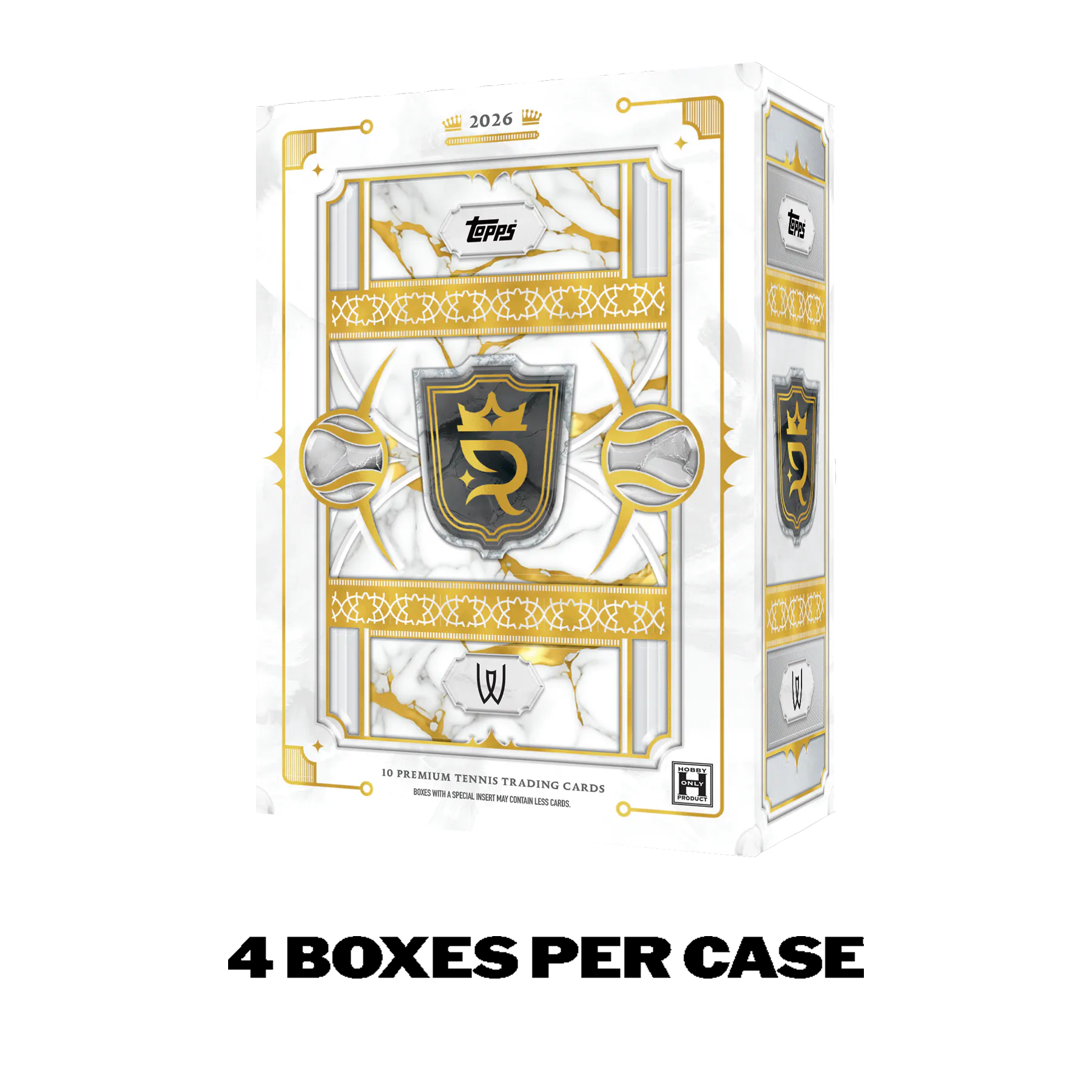 Hero image for 2026 Topps Royalty Tennis - Hobby Box - Sealed Case - Pre-order