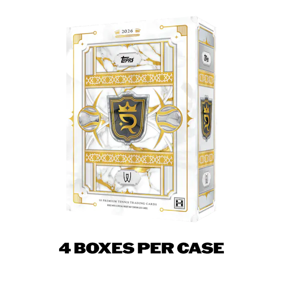 Hero image for 2026 Topps Royalty Tennis - Hobby Box - Sealed Case - Pre-order