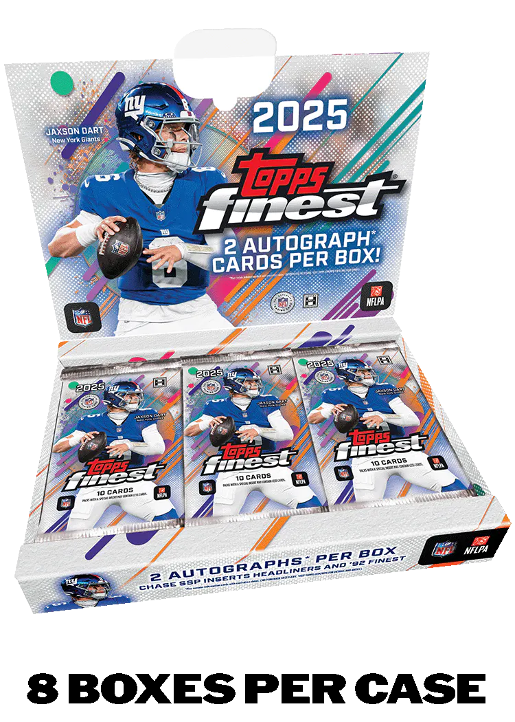 Hero image for 2025 Topps Finest Football - Hobby Box - Sealed Case
