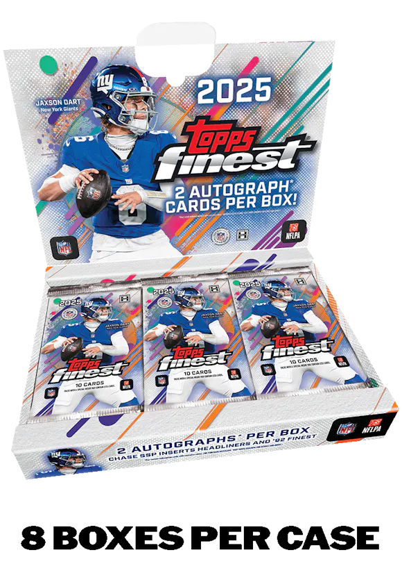 Hero image for 2025 Topps Finest Football - Hobby Box - Sealed Case