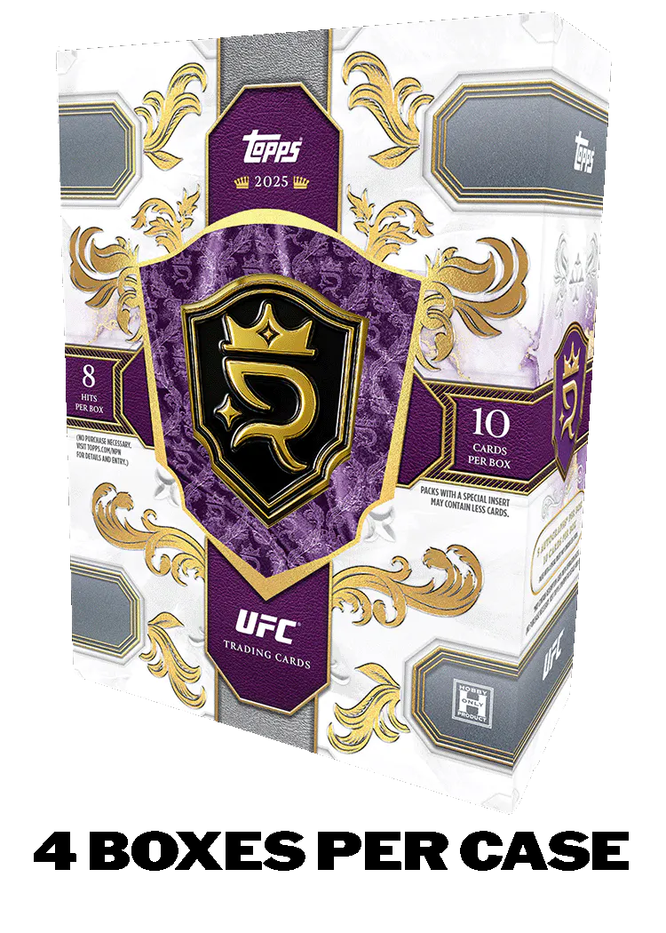 Hero image for 2025 Topps Royalty UFC - Hobby Box - Sealed Case