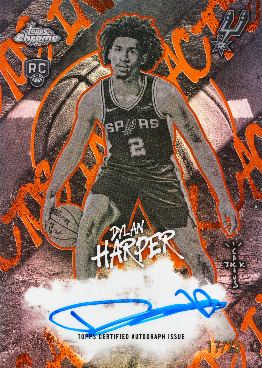 2025-26 Topps Chrome® Cactus Jack Basketball - Hobby Box - Sealed Case