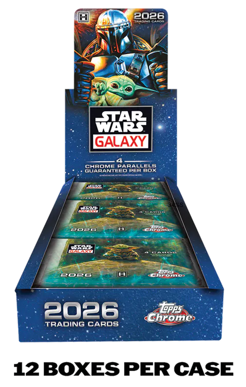 スターウォーズ Star Wars Chrome Galaxy an- 3 2026 Star Wars Chrome® Galaxy - Hobby Box - Sealed Case