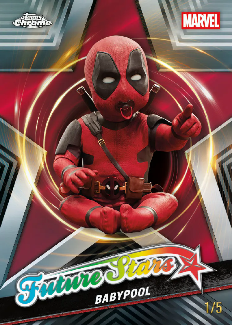 2025 Topps Chrome® Deadpool - Hobby Box - Sealed Case