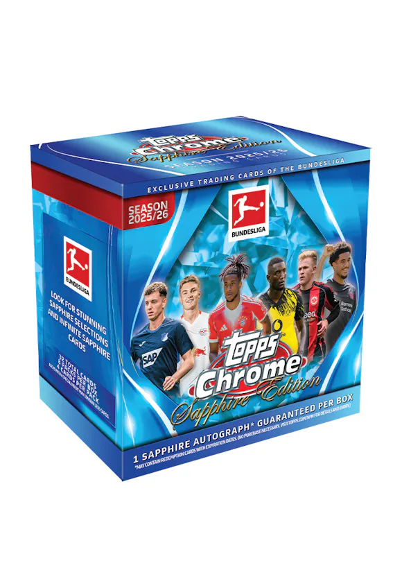 Hero image for Topps Chrome® Bundesliga 2025/26 Sapphire Edition - Hobby Box