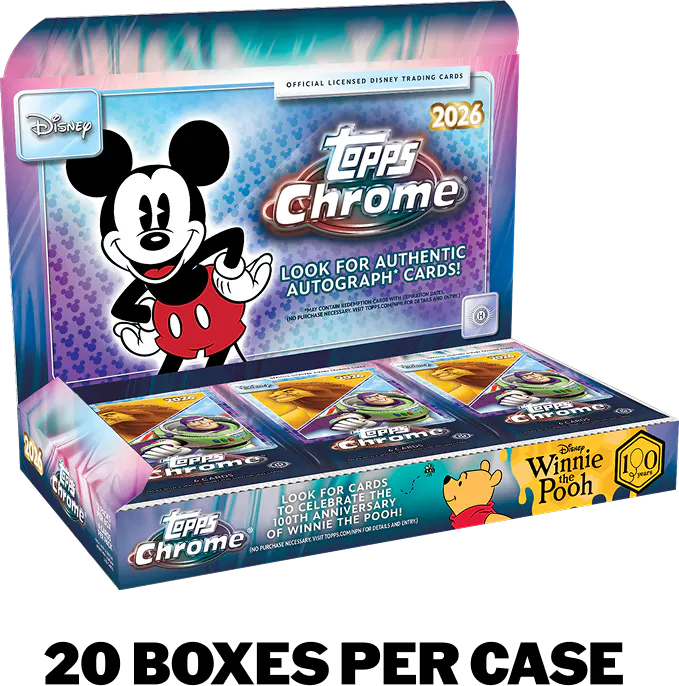 Hero image for 2026 Topps Chrome® Disney - Hobby Box - Sealed Case