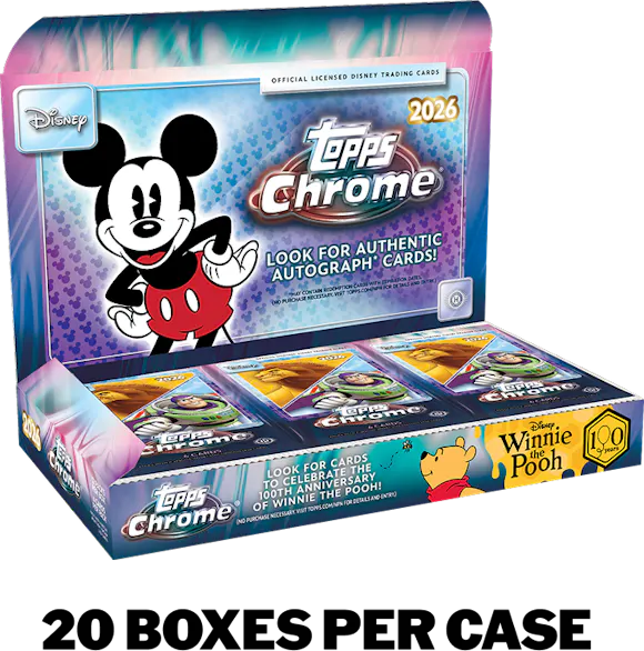 Hero image for 2026 Topps Chrome® Disney - Hobby Box - Sealed Case