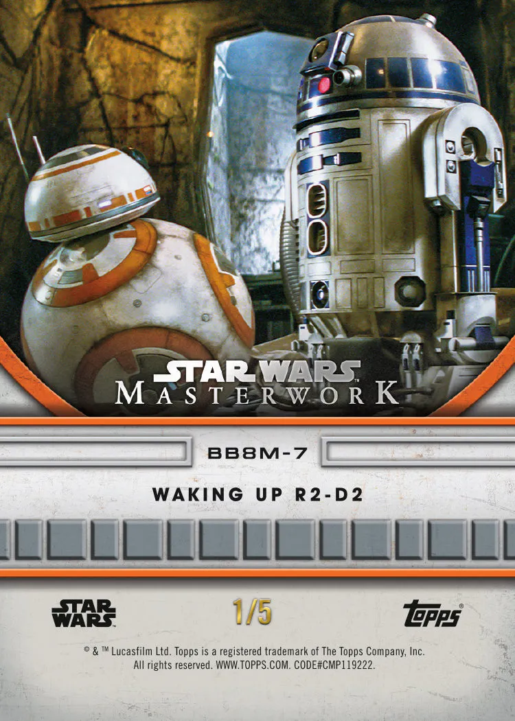 2025 Star Wars Masterwork - Hobby Box