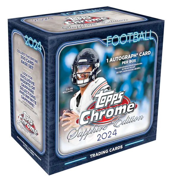 Hero image for 2024 Topps Chrome® Sapphire Football - Hobby Box