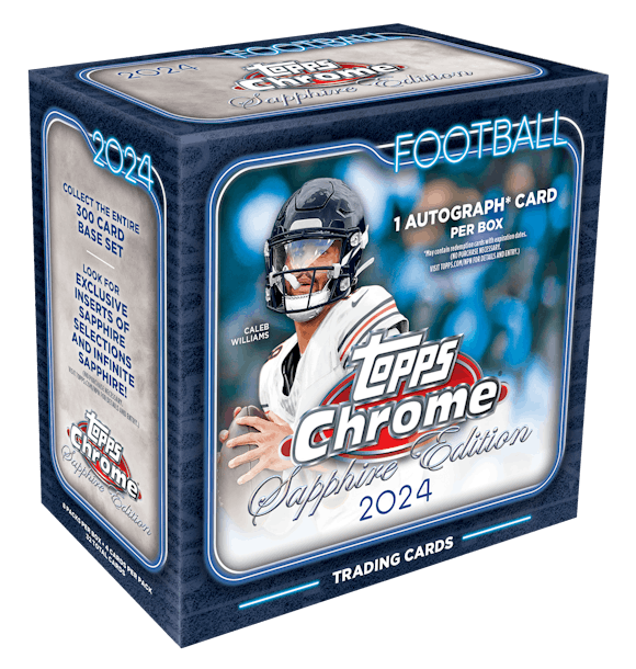 Hero image for 2024 Topps Chrome® Sapphire Football - Hobby Box