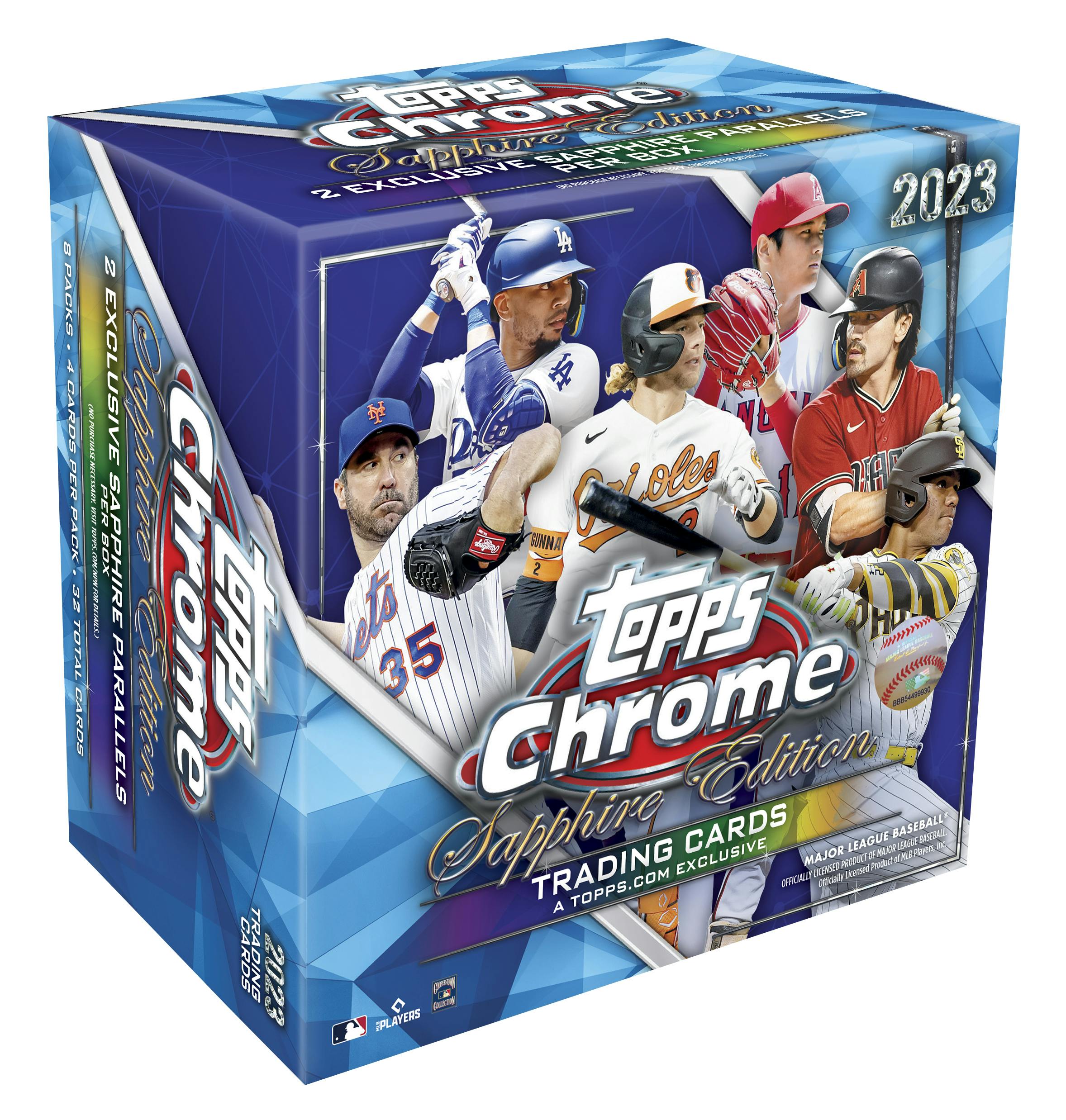 2023 Topps MLB Chrome Baseball Trading Card Blaster Box