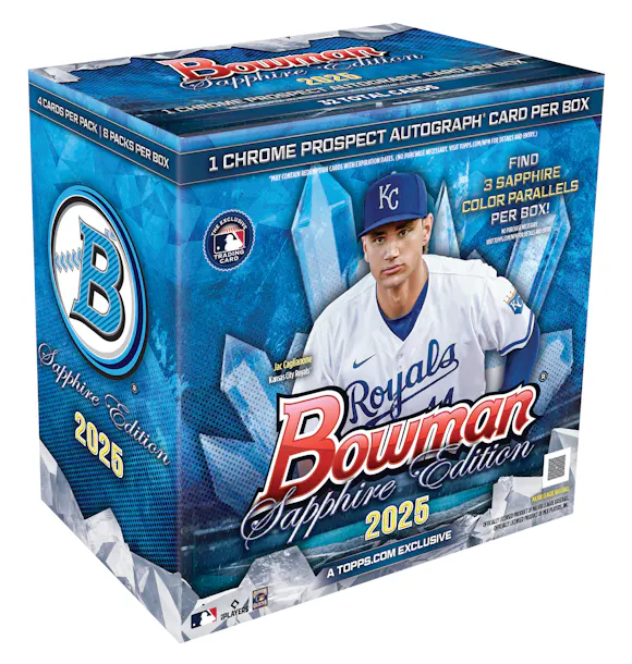 Hero image for 2025 Bowman Baseball Sapphire Edition - Hobby Box