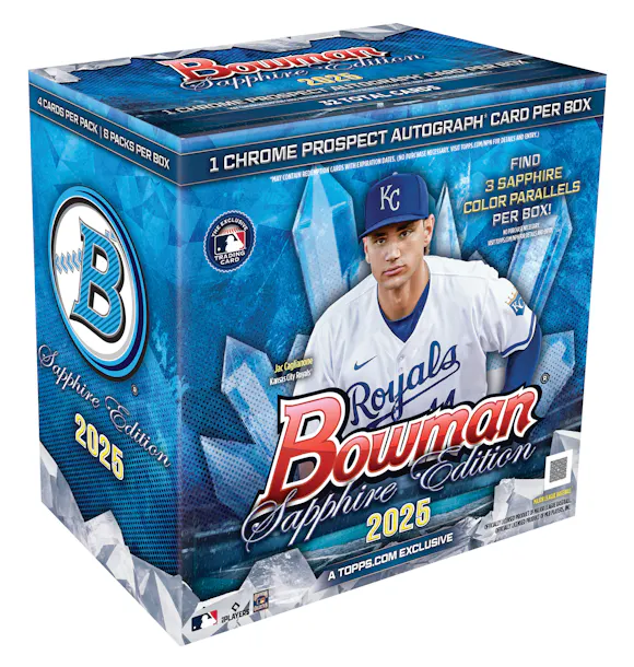 Hero image for 2025 Bowman Baseball Sapphire Edition - Hobby Box