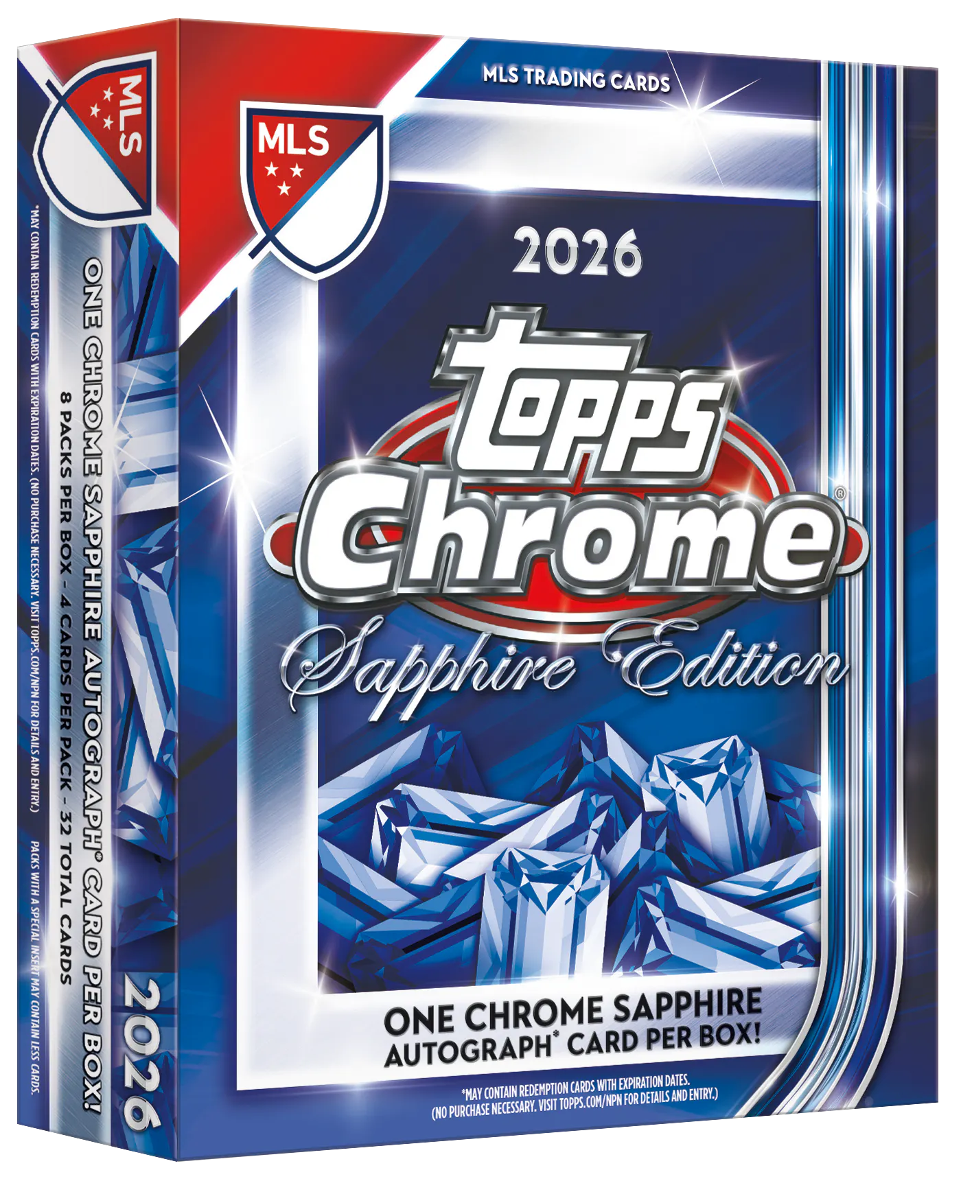 Hero image for Topps Chrome® Sapphire Major League Soccer 2026 - Hobby Box