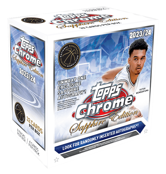 Hero image for 2023-24 Topps Chrome® Basketball Sapphire Edition