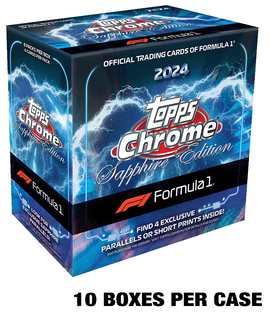 Hero image for 2024 Topps Chrome® Sapphire Formula 1® - Hobby Box - Sealed Case
