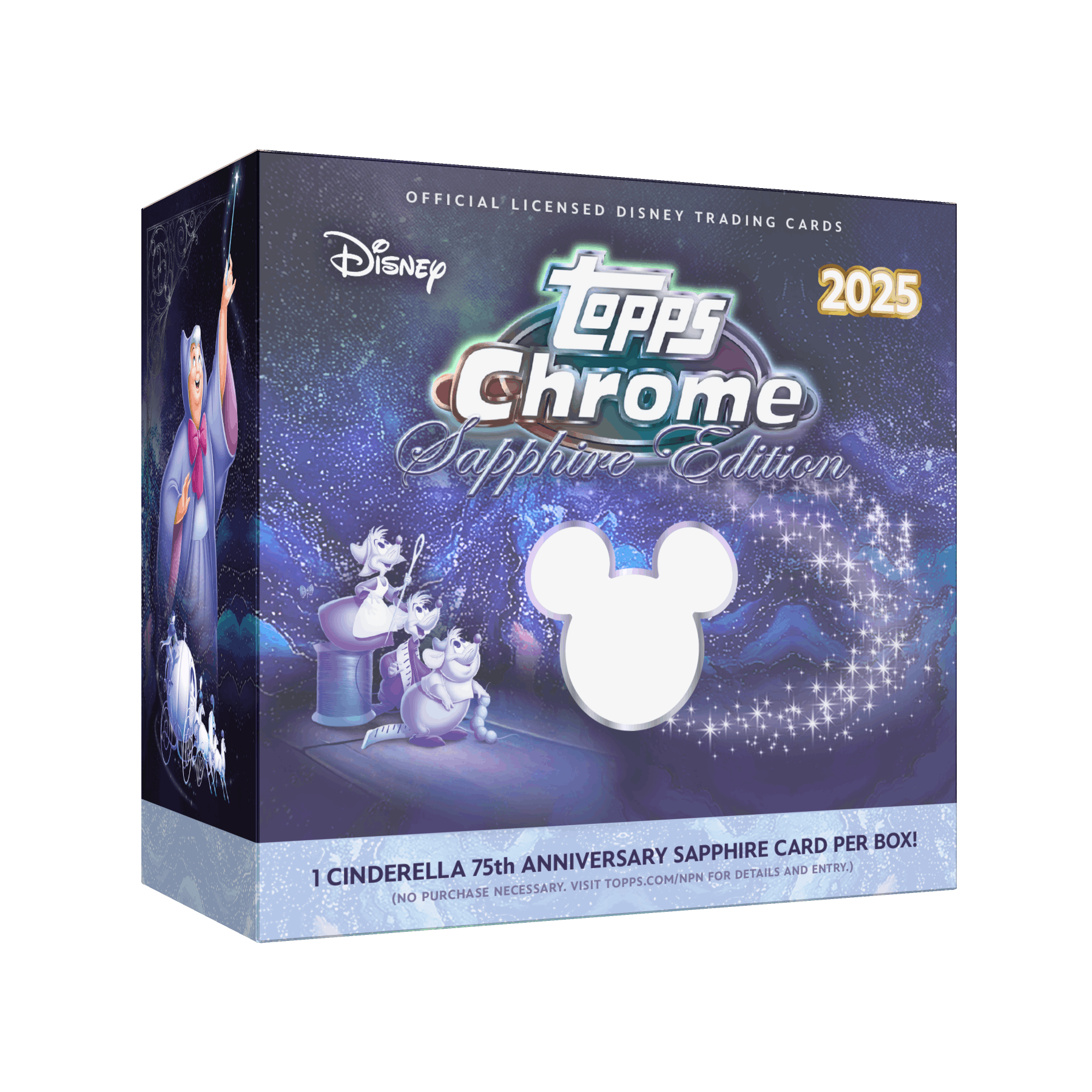 2025 Topps Chrome® Disney - Sapphire Edition - Hobby Box