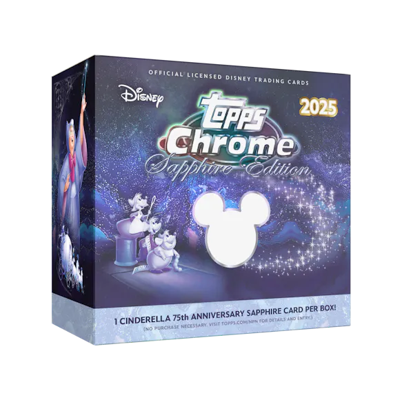 Hero image for 2025 Topps Chrome® Disney - Sapphire Edition - Hobby Box