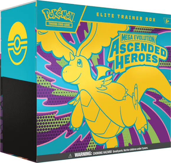 Hero image for Pokémon TCG: Mega Evolution - Ascended Heroes Elite Trainer Box