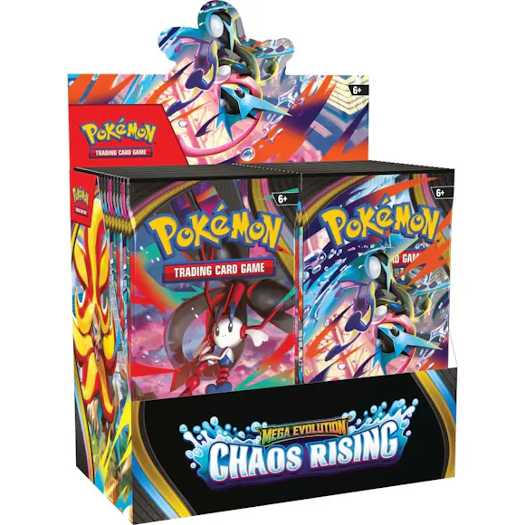 Hero image for Pokemon TCG: Mega Evolution ME04 - Chaos Rising Booster Box