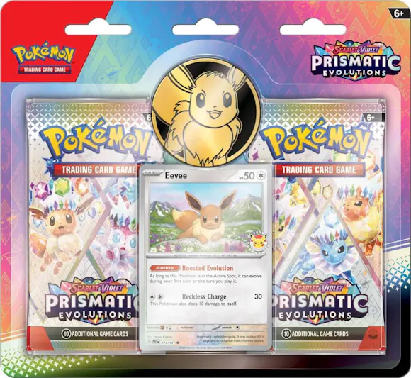 Hero image for POKÉMON TCG Scarlet & Violet Prismatic Evolutions 2-PK Blister