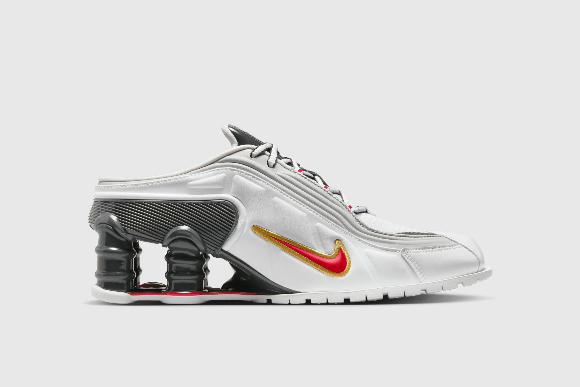 Nike x Martine Rose Shox MR4 'Metallic Platinum'