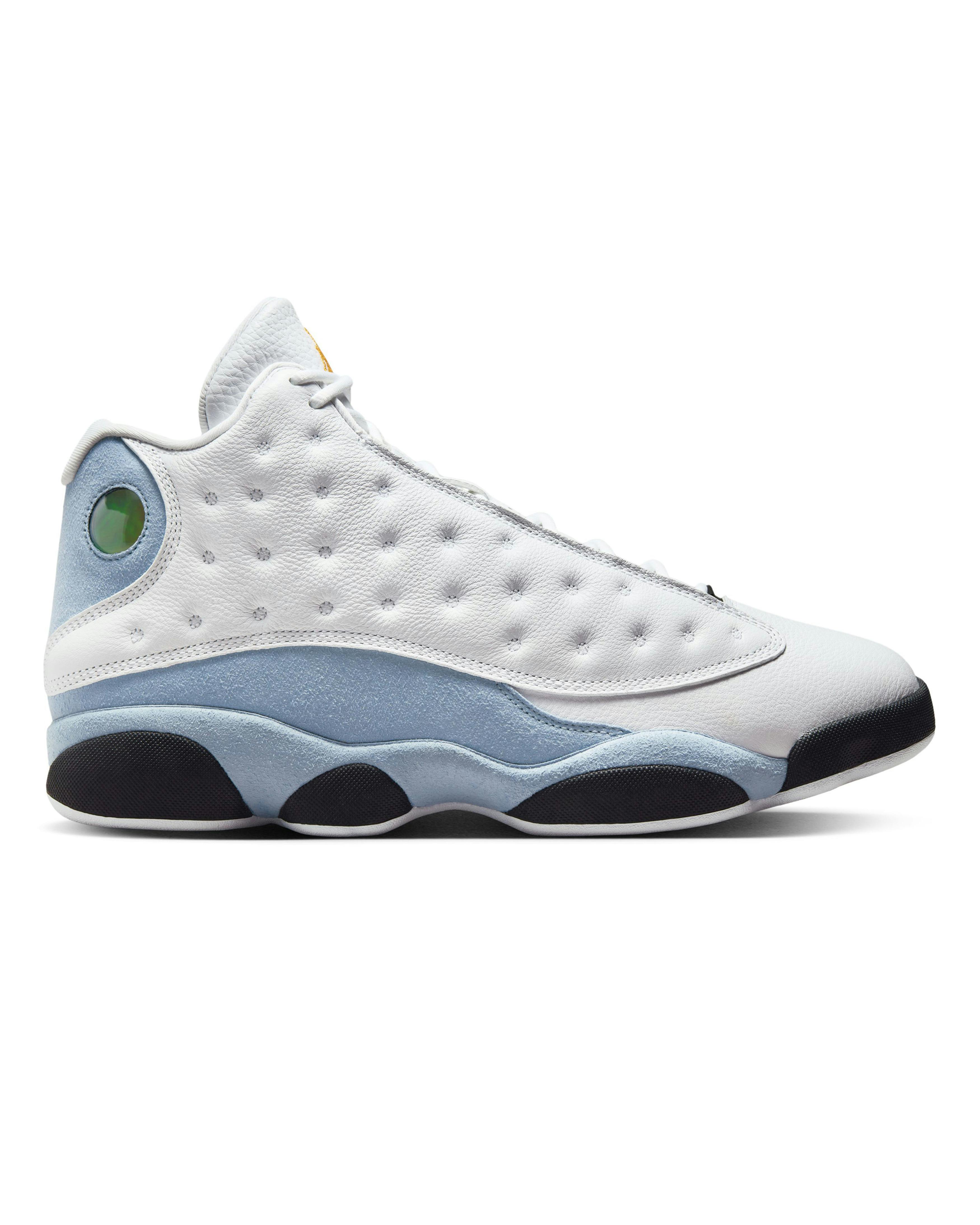 jordan 13 white grey baby blue