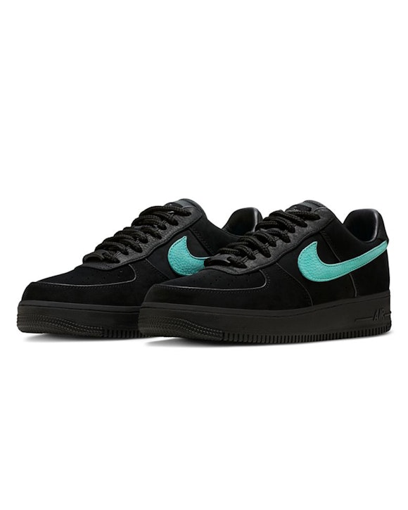 Black Nike Air Force 1 Low Appears With Teal Swooshes