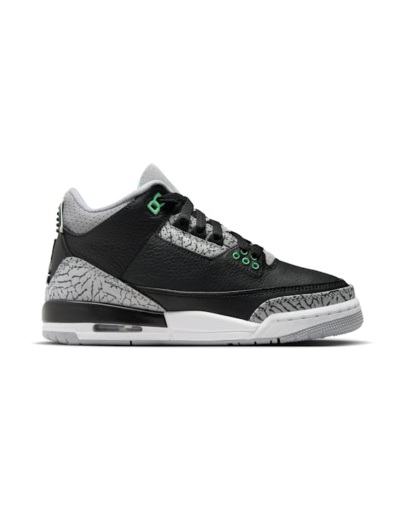 Hero image for Air Jordan 3 Grade School "Green Glow"