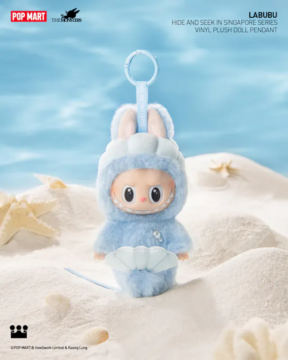 Hero image for LABUBU Hide and Seek in Singapore Series - Vinyl Plush Doll Pendant