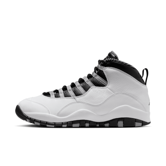 Hero image for Air Jordan 10 Retro "Steel" (White/Black-Light Steel Grey-Dark Powder Blue)