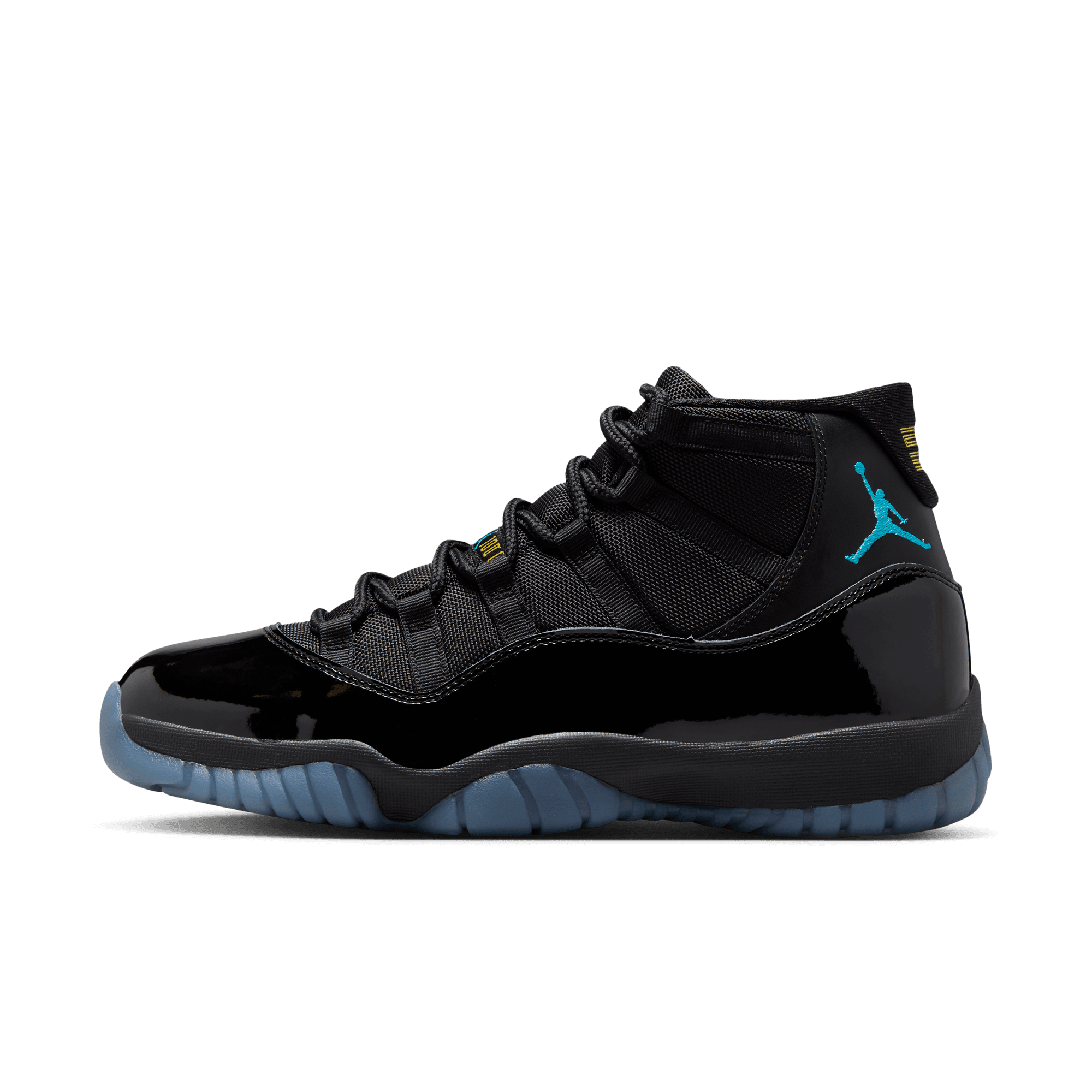 Hero image for Air Jordan 11 Retro "Gamma" (Black/Gamma Blue-Black-Varsity Maize)