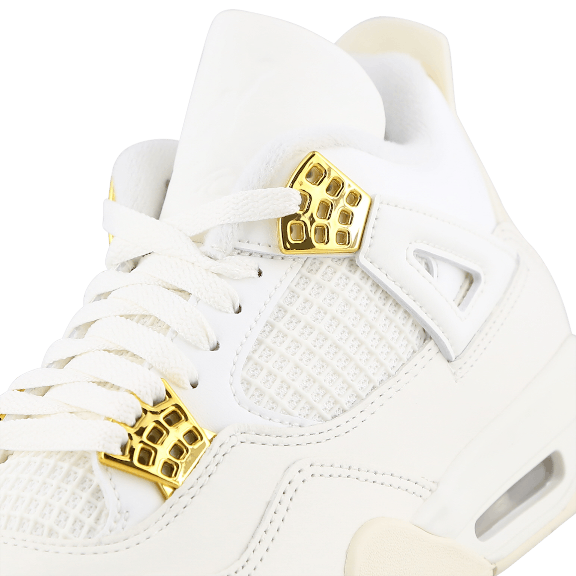 JORDAN 4 Retro 'White & Gold' JORDAN 4 Retro 'White & Gold'