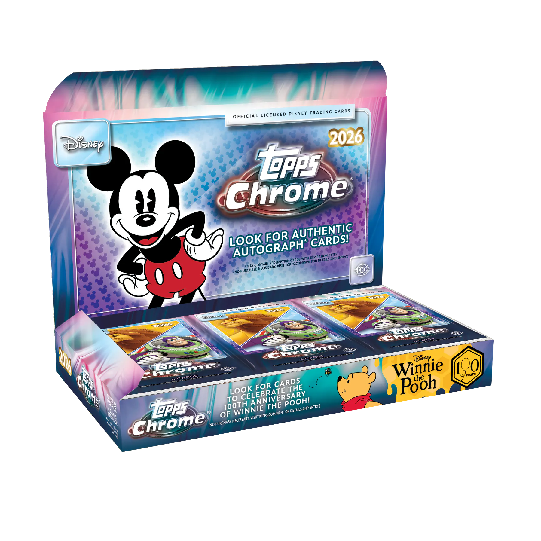 2026 Topps Chrome® Disney - Hobby Box