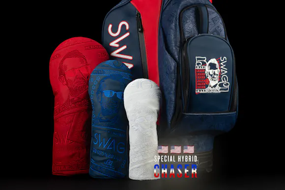 Hero image for The Lincoln Blue Stand Bag & Dollar Bill Wood Cover Set