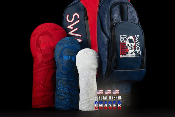 Hero image for The Lincoln Blue Stand Bag & Dollar Bill Wood Cover Set