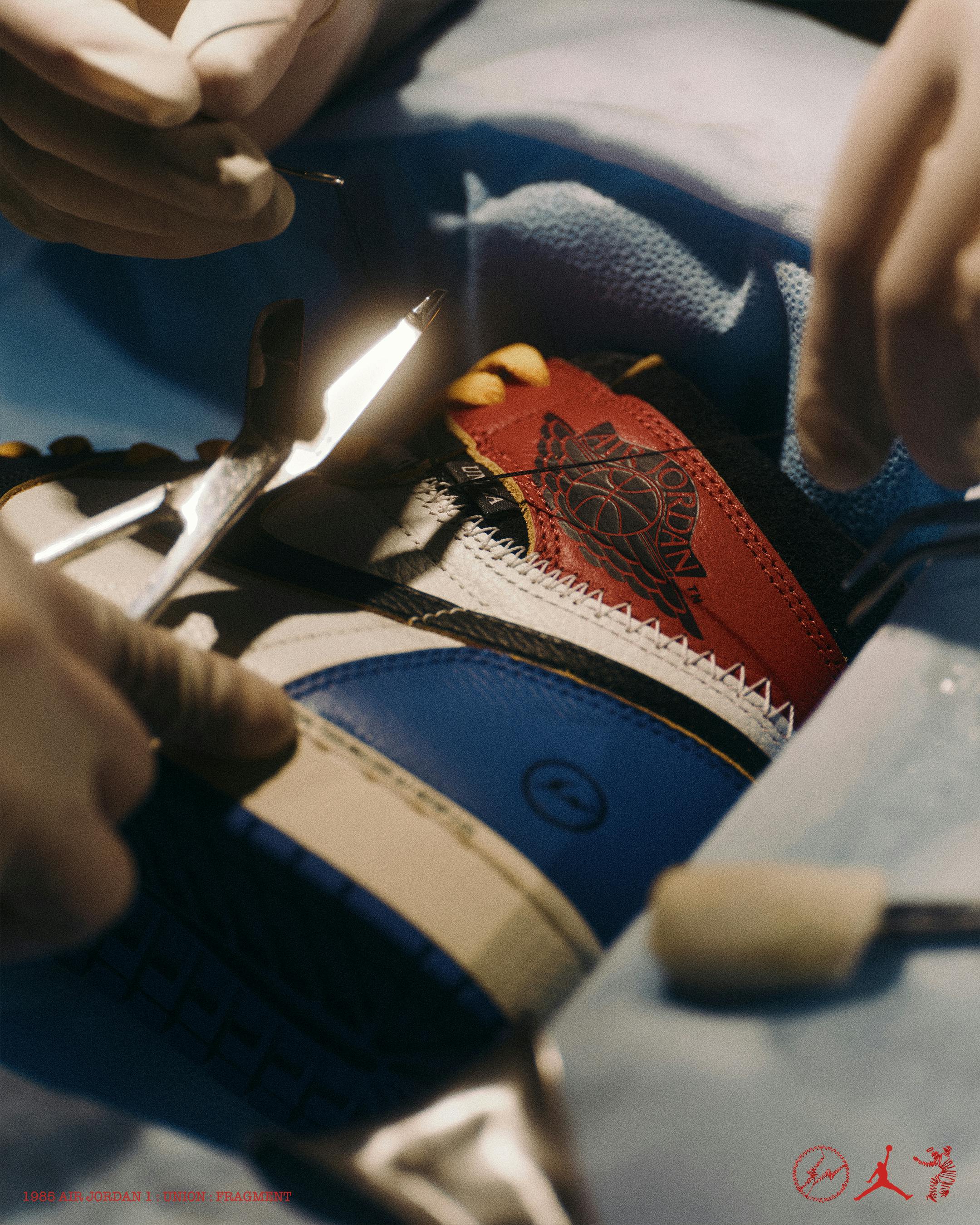 Image of Air Jordan 1 Retro High OG x Union x Fragment