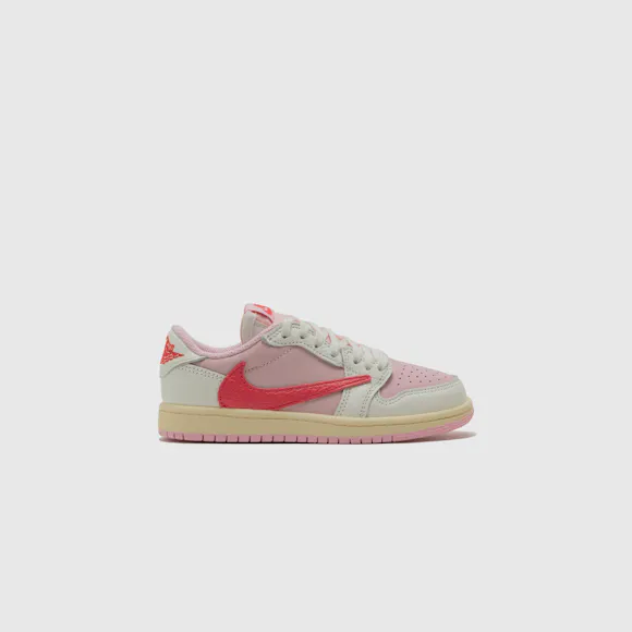 Hero image for Travis Scott x Air Jordan 1 Low OG SP (PS) "Tropical Pink"