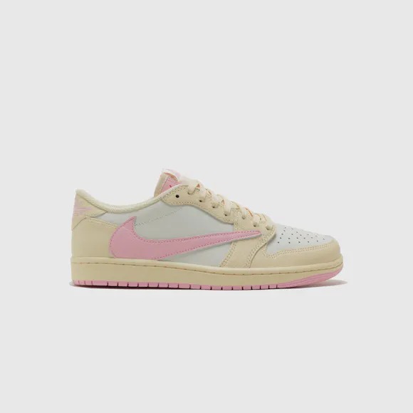 Hero image for Travis Scott x Air Jordan 1 Low OG SP "Muslin/Shy Pink"