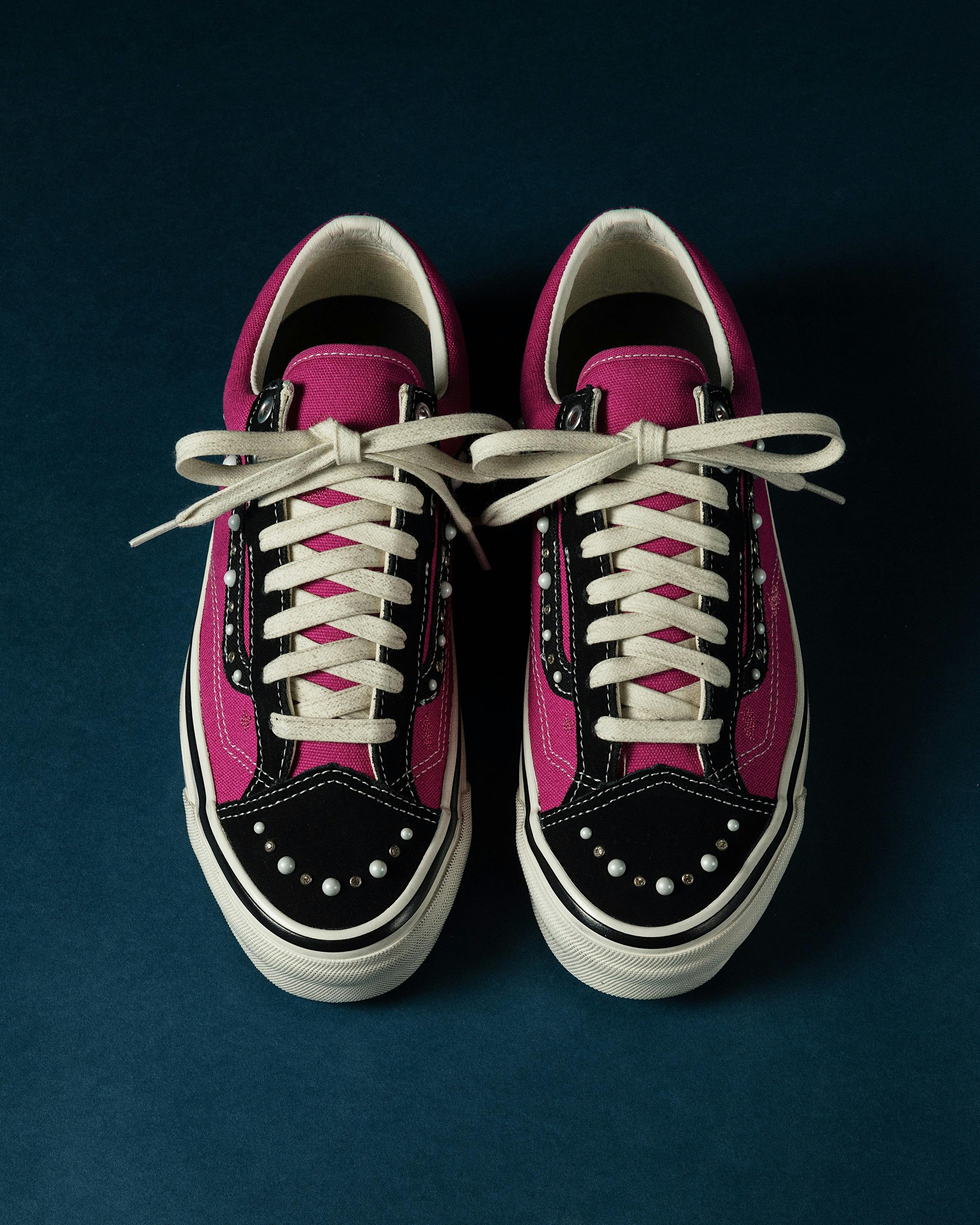 Image of Vans Old Skool 36 LX Pearlized "Fuchsia Red"