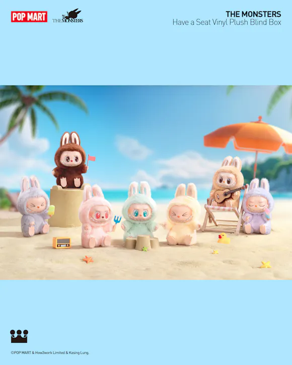 Hero image for THE MONSTERS - Have a Seat Vinyl Plush Blind Box