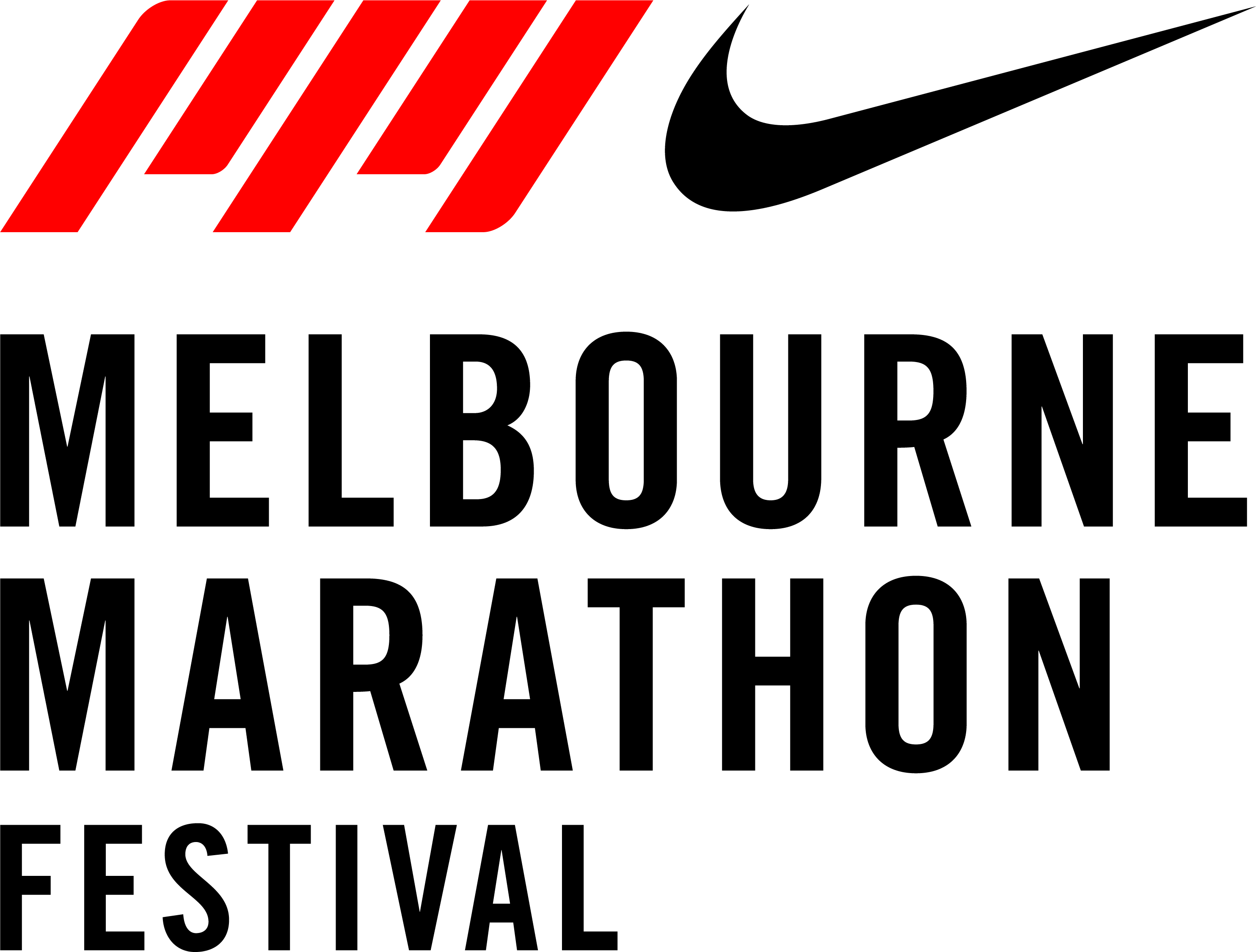 Nike Melbourne Marathon Festival logo