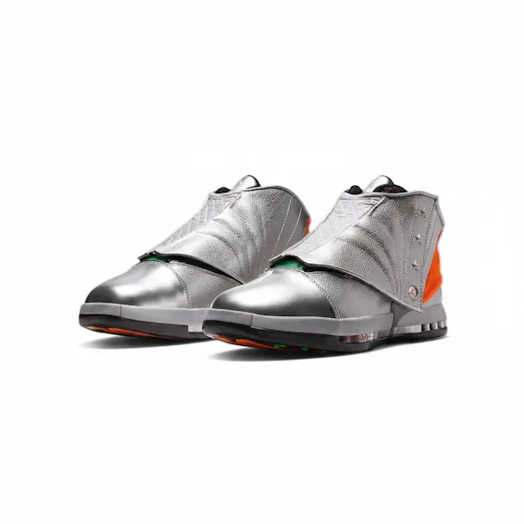 Hero image for Men's Air Jordan 16 x FTY - "Metallic Silver"