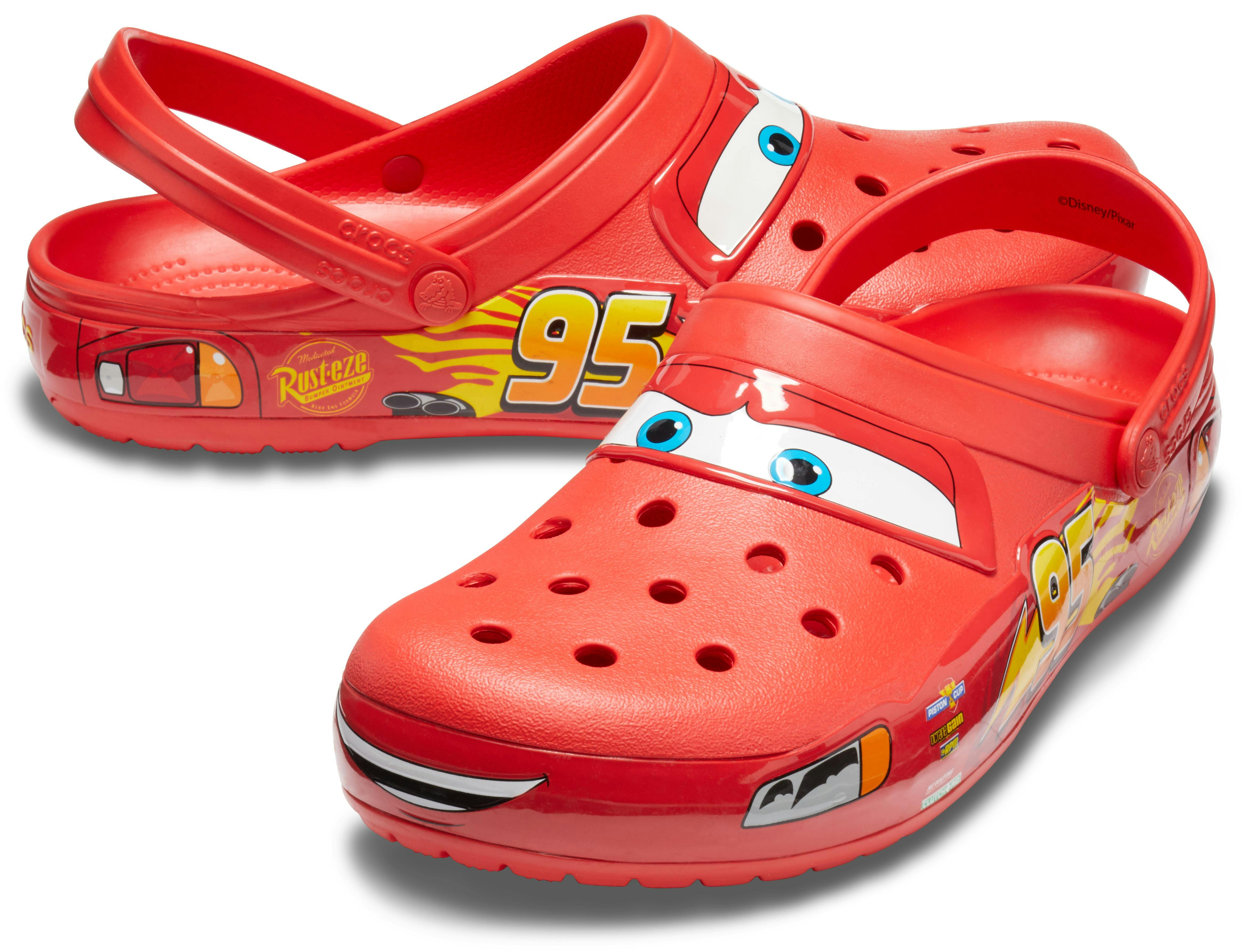 Lightning McQueen Crocs deals (Sz 10)