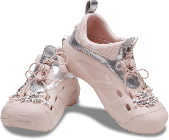Simone Rocha クロックス ビジューサボ ベージュ シモーネロシャ シモーネ・ロシャ×クロックス