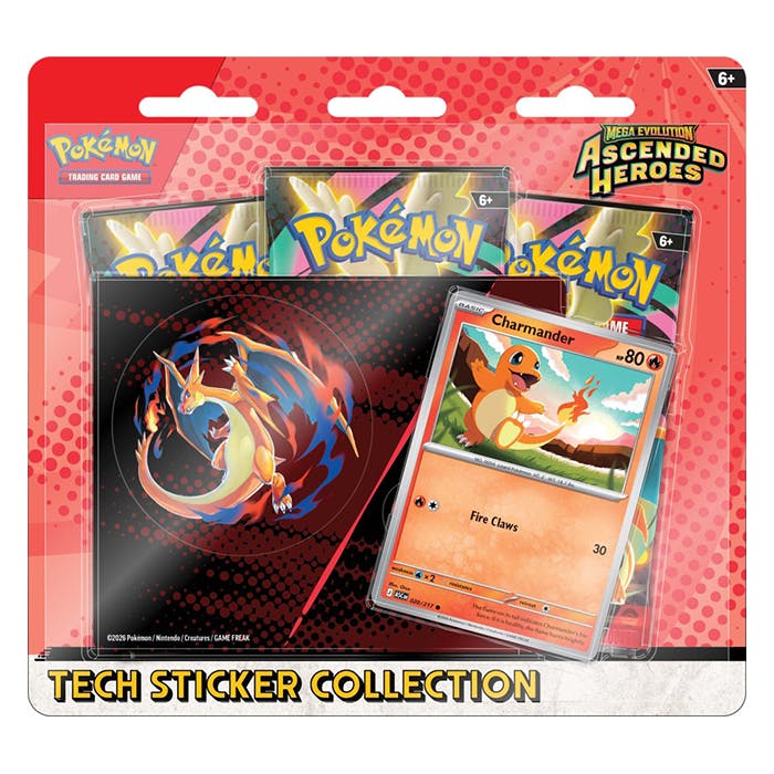 Image of PRE ORDER Pokémon TCG: Mega Evolution—Ascended Heroes Tech Sticker Collection
