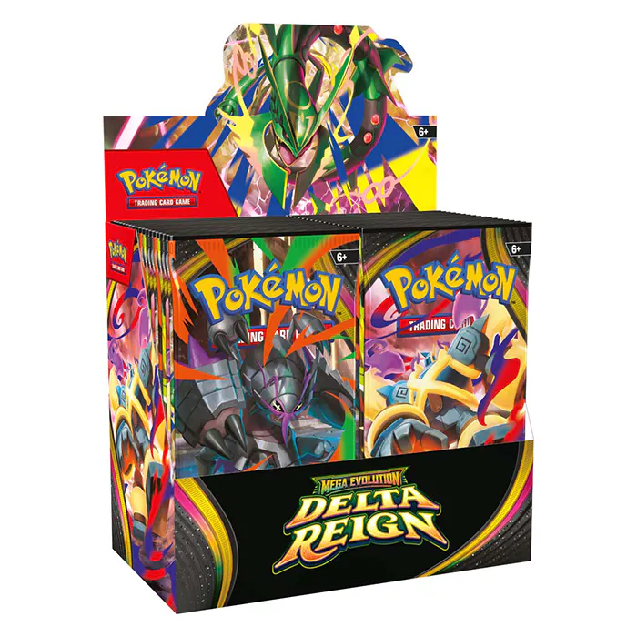 Image of PRE ORDER Pokémon TCG: Mega Evolution— Delta Reign Booster Box