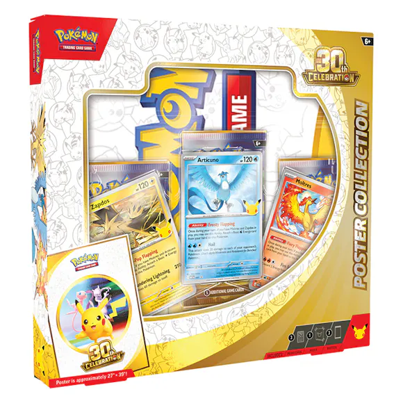 Hero image for PRE ORDER Pokémon TCG: 30th Celebration Poster Collection
